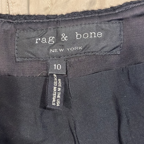 Black Rag & Bone Mini Shorts. Size 10. - Picture 6 of 7